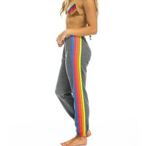 Aviator nation 5 stripe sweatpants